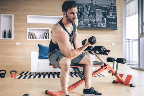 Комплект обрезиненных октагональных гантелей 5 пар от 10 до 20 кг UFC Octagon Dumbbell