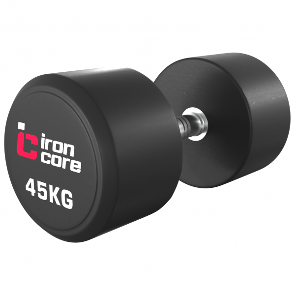 Гантельный ряд обрезиненный IRON CORE Standard 5 пар 40 - 50 кг IC1012 40-50