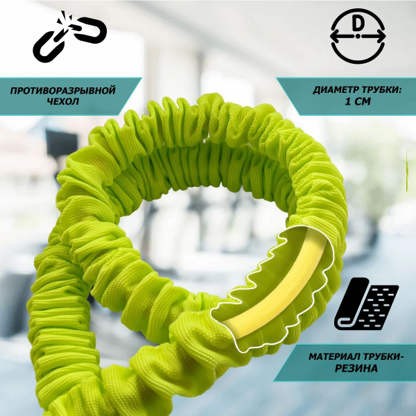 Эспандер трубчатый в рукаве средний FTX-1317M